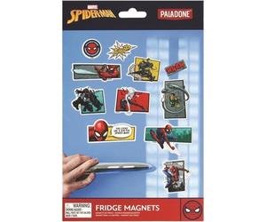 Imanes para Nevera con Licencia Oficial de Spiderman, decoración y Regalo para fanáticos de la Serie de cómics y Jugadores, Accesorio de Cocina y aula de Marvel para niños y niñas, 26 calcomanías de