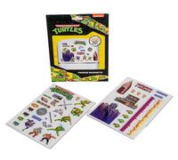 Imanes para nevera de las Tortugas Ninja, juego de 4 unidades, diseño de 8 bits, fabricados en plástico