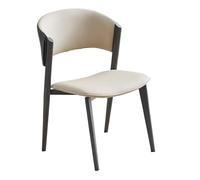 IMEITE Reunión Silla de Comedor Ligera Lujo for el hogar, Silla Sencilla Acero al Carbono con Respaldo for Restaurante, negociación Silla de Dormitorio