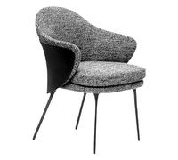 IMEITE Reunión Silla de negociación Ligera Lujo for Comedor con Respaldo for el hogar Silla de Dormitorio