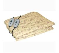 Imetec IME8007403062217 Cubrecolchón Calefactable para Cama de Matrimonio 150 x 137 cm con 2 Mandos y 2 Temperaturas - Lavable