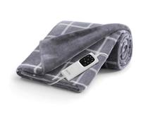 Imetec Manta Térmica IME1685539525171 150x110 cm 6 Temperaturas Tejido Terciopelo y Sherpa Touch Lavable a Máquina
