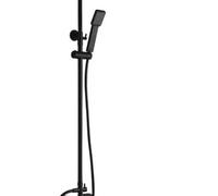 Columna de ducha con un diseño extensible y moderno de acabado negro mate Art de Imex - Negro / Latón / Imex