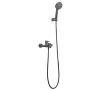 IMEX BDR001-4NG ROMA Kit Baño/Ducha Monomando Negro Mate