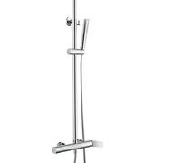 Columna para ducha con una barra extensible hasta los 125 cm de acabado cromado Dinamarca de Imex
