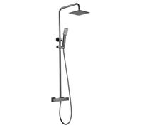 IMEX BTAR025/BGM ART Conjunto Ducha Termostático Black Gun Metal