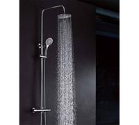 Imex Creta BTC018 columna de ducha termostática moderna con acabado cromado