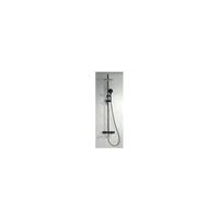 Barra de ducha termostática hecha de acero inoxidable con acabado negro mate Eco-kent de Imex