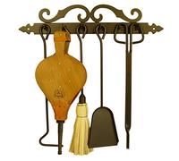 Imex El Zorro 10024 - Percha cuelga útiles con 5 utensilios (51 cm)