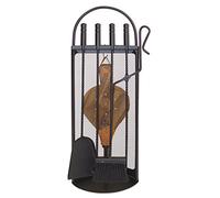 Imex El Zorro 10047 - Juego para chimenea arco-malla (fuelle, 68 x 23 x 14 cm) útiles color negro