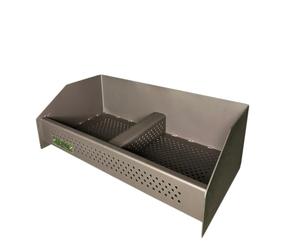 Imex El Zorro 71417 - Cesta Quemador de Pellet, Hierro fundido, 49 x 25 x 17 cm, Gris