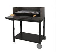 Imex El Zorro - Barbacoa sin Elevador ni Bandejas | 72x40 cm | Acero Pintado Resistente al Calor con Campana y Carro con Ruedas | Ideal para Jardines, Patios y Terrazas