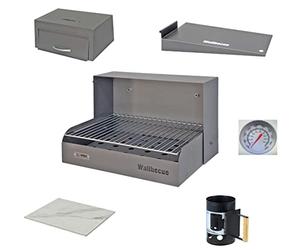 Imex El Zorro - Barbacoa Wallbecue Premium | Acero Resistente | Instalación en la Pared | Parrilla Ajustable para Control de Temperatura