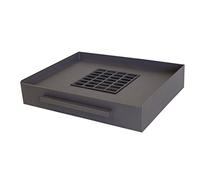 Imex El Zorro - Cajón Barbacoa para Obra | 80x40x11 cm | Acero Resistente con Acabado Forja | Ideal para Cocinar con Carbón y Leña en Exteriores