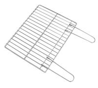 Imex El Zorro - Parrilla Zincada | 68x41 cm | Hierro con Recubrimiento de Zinc Anticorrosión | Mango Largo Ergonómico | Ideal para Barbacoas de Carbón y Leña