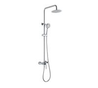 Imex Escocia BDSC024 columna de ducha moderna con acabado cromado para pared