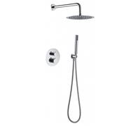 Imex Line GTD038 conjunto de ducha termostática empotrado acabado cromado elegante