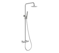 Conjunto ducha termostático Monza níquel cepillado Imex