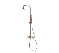 Imex Monza BTM039/ORC columna de ducha con grifo termostático en acero inoxidable y latón acabado en oro rosa cepillado