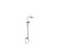 IMEX SINTRA BDS008 Columna de ducha extensible 90-140 cm de acero inoxidable con rociador redondo