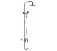 Imex Ural BDG040 columna de ducha moderna monomando con acabado cromado