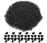IMIKEYA Decoración de Piedra para Peceras y Jardines Piedras Miniatura Realistas, Material de Roca Negra de 60g para Diseño y Decoración de Micropaisajes