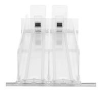 IMIKEYA Empujador de Reposición de Bebidas de Plástico PS Superficie Pulida, Práctico y Duradero, Adecuado para Estantes Comerciales y Supermercados, 1 Set