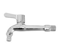 IMIKEYA Grifo de Cocina Manija Única y Largo, Resistente Corrosión Ahorro de Agua para Fregadero de Servicio en Cocinas y Escuelas