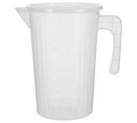 IMIKEYA Jarra Medidora Taza Medidora Tapa Deslizante 2000 Ml de Plástico Engrosado y Escala Graduada Doble Cara, de Calidad Alimentaria para Cocina, Hornear y Uso al Aire Reutilizable