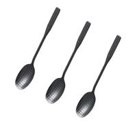 IMIKEYA Juego de 3 Cucharas de Helado y Café de Acero Inoxidable Forma de Raqueta de Tenis, Diseño Creativo y Bordes Suaves para Fiesta Verano y Uso en Hogar