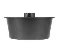 IMIKEYA Molde para Pasteles Molde para Hornear Pan Redondo Hueco Negro, Acero al Carbono Extra Grueso, Antiadherente, Fácil de Desmoldar, para Hornear Pan y Tartas