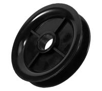 IMIKEYA Rueda Guía de Mástil para Carretilla Elevadora de 3 Toneladas, Polea de Nylon Resistente con Orificio Interior de 27mm y 20mm, Recambio para Herrajes de Puertas de Garaje,