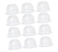 IMIKEYA Soporte para Sombreros Ovalado 57 Cm Plástico Moldeador para Adultos Organizador de Gorras Mantenimiento de Forma Almacenamiento 10 Piezas Armario Hogar