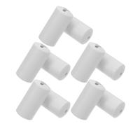 IMIKEYA Tope para Cordón de Persianas Diseño Desmontable y Extracción Rápida 10 Piezas de Plástico Blanco para Seguridad en Ventanas de Oficina y Hogar