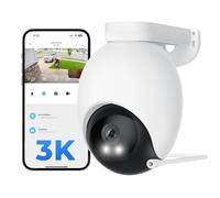 IMILAB 3K 5MP Cámara de Seguridad Exterior, Cámara Vigilancia 360° con Detección de Personas y Vehículos, Impermeable, Grabación Continua 24/7, Sin Cuotas Mensuales(EC6)
