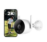 IMILAB 3MP/2K WiFi Cámara de Seguridad Exterior, Visión Nocturna en Color, Detección de Personas, Audio Bidireccional, Alertas de Movimiento, Compatible con Xiaomi Home, microSD hasta 256 GB(EC3 Lite)