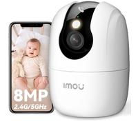 Imou 2.4/5GHz Cámara Vigilancia Interior, 4K Cámara IP WiFi, Ranger 2C Pro | Visión Nocturna en Color 360°, Audio Bidireccional, Detección de Bebés/Mascotas,Modo Privacidad, Compatible con Alexa