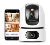 Imou Cámara de seguridad interior Ranger Dual, WiFi 1080P, detección de intrusión y seguimiento INT