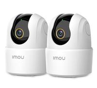 Imou Camara Vigilancia 4MP(2-Pack), Detección de Humano, Cámara de Vigilancia WiFi Interior 360° con Sirena, Audio Bidireccional, Compatible con Alexa, Visión Nocturna