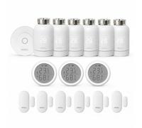 IMOU Juego de 6 calefactores con 6 termostatos TRV1, 6 ZD1 y 3 sensores de | Pausas automáticas de calefacción, geofencing, control por voz, anticongelación, bloqueo para niños, pantalla LCD