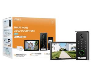 Imou VDP7, inalámbrico, detección de personas, detección de vehículos, alcance de 120 metros, pantalla de 17,8 cm (7"), resolución de 1024 x 600 píxeles, 5 megapíxeles