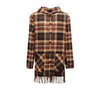 Imperial - K781 brigo Tartán con Flecos - Coats - Hombre - Marrón - L -