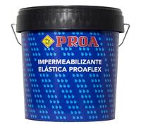 Impermeabilizante elástica pisable. Rojo Óxido. 4 L. Pintura pisable e impermeabilizante para terrazas.Antigoteras. PROAFLEX.