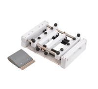 Impresora manual de pasta de soldadura, 150 x 150 mm, máquina de impresión de plantillas PCB con raspador, pequeña estación de serigrafía de malla de acero, ideal para proyectos de bricolaje y