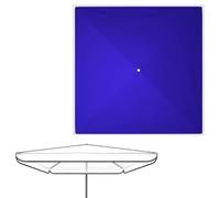 IMUNKT Cuadrada Rectangular Toldo De Parasol De Recambio, Cubierta De Repuesto para Sombrilla De Mercado, 300x300 250x250 200x200cm, Tela Oxford Doble Impermeable