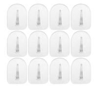 IMUSINICE 80 Ganchos Adhesivos Reutilizables de Plástico Transparente para Cocina y Hogar, Mini Ganchos de Pared sin Marcas, Organizador para Toallas y Llaves