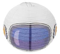 IMUSINICE Linterna de Papel Grande Forma de Cohete Espacial, Ligera y Colgante, Adecuada para Ambientación de Fiestas y Eventos Temáticos
