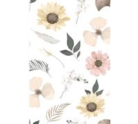 In Full Bloom: Aesthetic Floral Notebook: College Ruled Lined Journal for Women and Teens, 6x9 Softcover Daily Writing Diary, 120 Pages