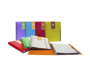 IN&OUT Carpeta Fundas Tarifario Espiral PP A4 Rojo (Set de 4)