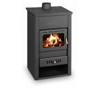 InAndOutdoorMatch - Horno de leña - Fabricado en hierro fundido - Con acumulador de calor